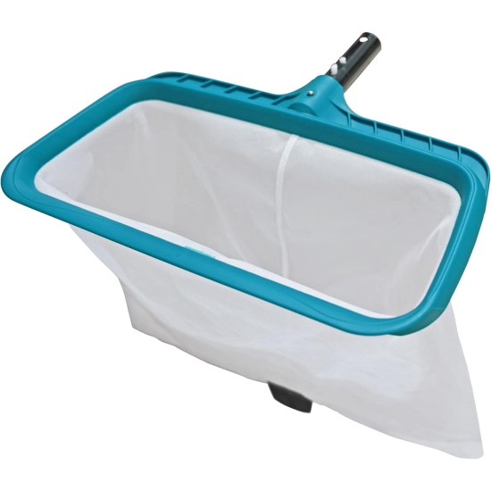 POOLWHALE Professional Pool Skimmer Net, Heavy Duty Swimming Leaf Rake Cleaning Tool with Deep Fine Nylon Mesh Net Bag - Fast Cleaning,Easy Scoop Edge,Debris Pickup Removal (No Pole)