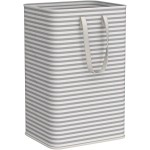 Lifewit 2 Pack Laundry Basket 80L Each, Collapsible Clothes Hamper with Reinforced Handles, Freestanding Waterproof Design for Bedroom and Laundry Room, Grey 160L Total
