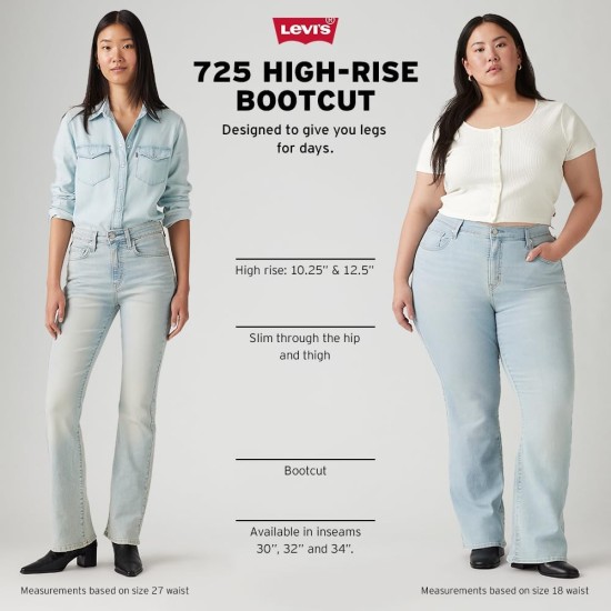 Levi's Women's 725 High Rise Bootcut Jeans (Also Available in Plus) Levi's Women's 725 High Rise Bootcut Jeans (Also Available in Plus)