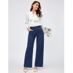 IUGA Wide Leg Jeans Woman High Waisted Pull On Baggy Jeans for Women Stretchy Trendy Womens Jean Straight Casual Denim Pants IUGA Wide Leg Jeans Woman High Waisted Pull On Baggy Jeans for Women Stretchy Trendy Womens Jean Straight Casual Denim Pants