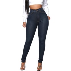KUNMI Womens Classic High Waisted Skinny Stretch Butt Lifting Jeans Slim Fit Denim Pants