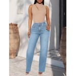 BessCops Straight Leg Jeans for Women High Waisted Wide Leg Stretchy Loose Denim Pants BessCops Straight Leg Jeans for Women High Waisted Wide Leg Stretchy Loose Denim Pants