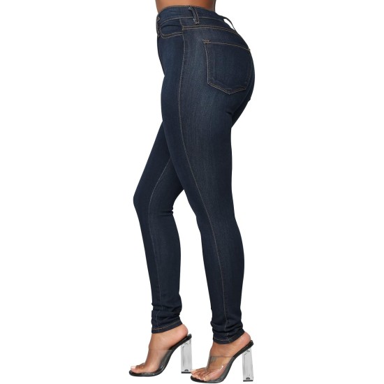 KUNMI Womens Classic High Waisted Skinny Stretch Butt Lifting Jeans Slim Fit Denim Pants KUNMI Womens Classic High Waisted Skinny Stretch Butt Lifting Jeans Slim Fit Denim Pants
