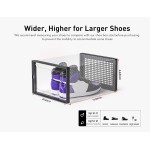 Kuject X-Large Shoe Storage Boxes Organizers Clear Plastic Stackable 12 Pack, Shoe Rack & Holder Substitute, Sneaker Containers, Toy Storage Organizer Bins for Entryway, Closet, Under Bed, Black Kuject X-Large Shoe Storage Boxes Organizers Clear Plastic Stackable 12 Pack, Shoe Rack & Holder Substitute, Sneaker Containers, Toy Storage Organizer Bins for Entryway, Closet, Under Bed, Black