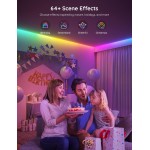 Govee RGBIC LED Strip Lights, Smart LED Lights for Bedroom, Bluetooth LED Lights APP Control, DIY Multiple Colors on One Line, Color Changing LED Strip Lighting Music Sync, Home Decor, 16.4ft