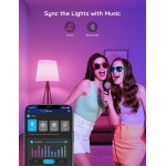 Govee Smart Light Bulbs, Color Changing Light Bulb, Work with Alexa and Google Assistant, 16 Million Colors RGBWW, WiFi & Bluetooth LED Light Bulbs, Music Sync, A19, 800 Lumens, 4 Pack Govee Smart Light Bulbs, Color Changing Light Bulb, Work with Alexa and Google Assistant, 16 Million Colors RGBWW, WiFi & Bluetooth LED Light Bulbs, Music Sync, A19, 800 Lumens, 4 Pack