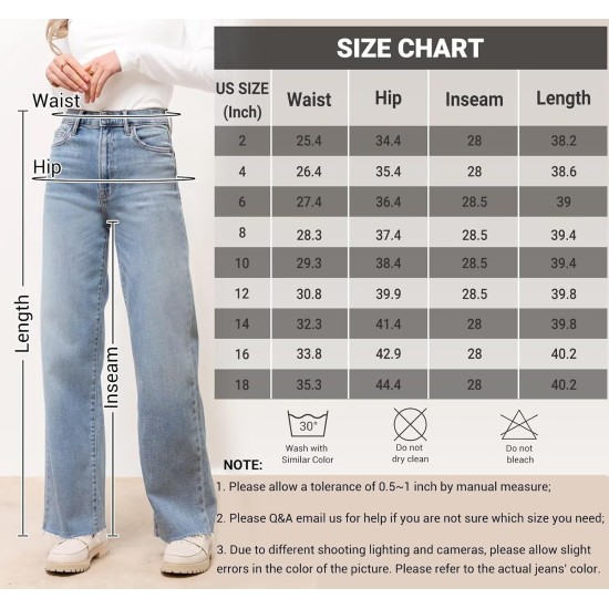 KDF Straight Leg Jeans for Women High Waisted Jeans Frayed Baggy Pants Raw Hem Loose Stretchy Cropped Wide Leg Jeans KDF Straight Leg Jeans for Women High Waisted Jeans Frayed Baggy Pants Raw Hem Loose Stretchy Cropped Wide Leg Jeans