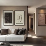 Large 3D Textured Framed Abstract Wall Art for Living Room, 3 Piece Modern Paintings Artwork for Walls, Black White Brown Geometric Sandstone Texture Pictures for Hallway Office Home Decor 24x36 In