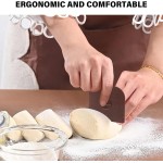 Pan Scraper, 5 Pcs Pot Scraper Plastic, Pot Scraper Non Scratch for Cast Iron, Pot and Pan Cleaning, Sturdy Scraper Kitchen Tool