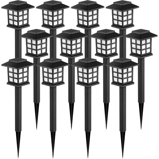GIGALUMI Solar Outdoor Lights,12 Pack LED Solar Lights Outdoor Waterproof, Solar Walkway Lights Maintain 10 Hours of Lighting for Your Garden, Landscape, Path, Yard, Patio, Driveway GIGALUMI Solar Outdoor Lights,12 Pack LED Solar Lights Outdoor Waterproof, Solar Walkway Lights Maintain 10 Hours of Lighting for Your Garden, Landscape, Path, Yard, Patio, Driveway
