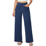 IUGA Wide Leg Jeans Woman High Waisted Pull On Baggy Jeans for Women Stretchy Trendy Womens Jean Straight Casual Denim Pants IUGA Wide Leg Jeans Woman High Waisted Pull On Baggy Jeans for Women Stretchy Trendy Womens Jean Straight Casual Denim Pants