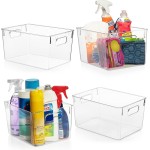 ClearSpace Clear Plastic Storage Bins – Pantry Organizers & Storage Containers, Cabinet Organizer - Home Organization Must Haves for Kitchen, Laundry Room, Office, Closet, Garage & Freezer ClearSpace Clear Plastic Storage Bins – Pantry Organizers & Storage Containers, Cabinet Organizer - Home Organization Must Haves for Kitchen, Laundry Room, Office, Closet, Garage & Freezer