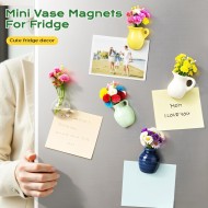 8 Pcs Refrigerator Magnets - Cute Mini Ceramic Vase Fridge Magnets with Artificial Flowers, Funny Tiny Vase Magnet for Fridge Decorative, Office, Kitchen, Locker, Whiteboard 8 Pcs Refrigerator Magnets - Cute Mini Ceramic Vase Fridge Magnets with Artificial Flowers, Funny Tiny Vase Magnet for Fridge Decorative, Office, Kitchen, Locker, Whiteboard
