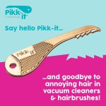 Pikk-it Vacuum Hair Brush Cleaner Tool- As Seen On Tv | Designed for Removing Tangled Hairs and Fibers from Vacuums & Hairbrushes, Super Hair Brush Cleaner Gadget Comb Cleaning Rake (Single Pack)