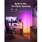 Govee RGBIC Floor Lamp Basic, 1000lm LED Corner Lamp Compatible with SmartThings, Alexa, and Matter, Modern Floor Lamp with Music Sync and 16 Million DIY Colors, Standing Lamp for Bedroom Living Room Govee RGBIC Floor Lamp Basic, 1000lm LED Corner Lamp Compatible with SmartThings, Alexa, and Matter, Modern Floor Lamp with Music Sync and 16 Million DIY Colors, Standing Lamp for Bedroom Living Room