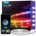 Govee RGBIC LED Strip Lights, Smart LED Lights for Bedroom, Bluetooth LED Lights APP Control, DIY Multiple Colors on One Line, Color Changing LED Strip Lighting Music Sync, Home Decor, 16.4ft