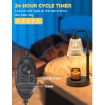 Candle Warmer Lamp with Timer Dimmable, Birthday Gifts for Women Mom, House Warming Gifts New Home Decor, Wax Melt Warmer for Jar Candles with 2 Bulbs Candle Warmer Lamp with Timer Dimmable, Birthday Gifts for Women Mom, House Warming Gifts New Home Decor, Wax Melt Warmer for Jar Candles with 2 Bulbs
