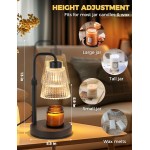 Candle Warmer Lamp with Timer Dimmable, Birthday Gifts for Women Mom, House Warming Gifts New Home Decor, Wax Melt Warmer for Jar Candles with 2 Bulbs Candle Warmer Lamp with Timer Dimmable, Birthday Gifts for Women Mom, House Warming Gifts New Home Decor, Wax Melt Warmer for Jar Candles with 2 Bulbs