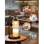 Candle Warmer Lamp with Timer Dimmer, Birthday Gifts for Mom Women Friend Sister, House Warming Gifts, Wax Melt Warmer, Office Apartment Dorm Room Home Decor
