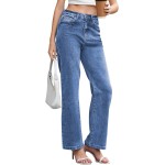 Jeans for Women Trendy High Waisted Straight Jeans Loose Wide Leg Stretchy Denim Pants with Pockets 2025 Fashion Jeans for Women Trendy High Waisted Straight Jeans Loose Wide Leg Stretchy Denim Pants with Pockets 2025 Fashion