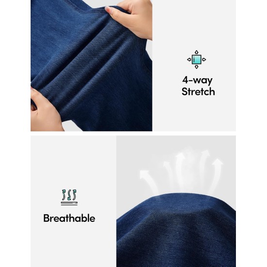 IUGA Stretchy Jeans for Women High Waist Jeggings Tummy Control Skinny Jeans Pull on Leggings with Pockets Trendy Casual