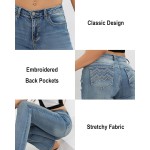 Women Bootcut Jeans 90s Mid Rise Straight Leg Stretchy Boot Cut Denim Pants Trendy Women Bootcut Jeans 90s Mid Rise Straight Leg Stretchy Boot Cut Denim Pants Trendy