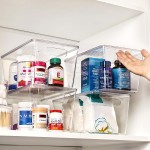 Vtopmart 6 Pack Clear Stackable Storage Bins with Lids, Large Plastic Containers with Handle for Pantry Organizer and Storage,Perfect for Bathroom,Cabinet,Kitchen,Fridge,Closet Organization Vtopmart 6 Pack Clear Stackable Storage Bins with Lids, Large Plastic Containers with Handle for Pantry Organizer and Storage,Perfect for Bathroom,Cabinet,Kitchen,Fridge,Closet Organization