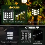 GIGALUMI Solar Outdoor Lights,12 Pack LED Solar Lights Outdoor Waterproof, Solar Walkway Lights Maintain 10 Hours of Lighting for Your Garden, Landscape, Path, Yard, Patio, Driveway GIGALUMI Solar Outdoor Lights,12 Pack LED Solar Lights Outdoor Waterproof, Solar Walkway Lights Maintain 10 Hours of Lighting for Your Garden, Landscape, Path, Yard, Patio, Driveway