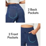 IUGA Wide Leg Jeans Woman High Waisted Pull On Baggy Jeans for Women Stretchy Trendy Womens Jean Straight Casual Denim Pants IUGA Wide Leg Jeans Woman High Waisted Pull On Baggy Jeans for Women Stretchy Trendy Womens Jean Straight Casual Denim Pants