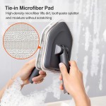 Tile Tub Scrubber Brush with 3 Different Function Cleaning Heads and 56" Extendable Long Handle-No Scratch Shower Scrubber for Cleaning Bathroom Kitchen Toilet Wall,Bathtub,Sink,Grey Tile Tub Scrubber Brush with 3 Different Function Cleaning Heads and 56" Extendable Long Handle-No Scratch Shower Scrubber for Cleaning Bathroom Kitchen Toilet Wall,Bathtub,Sink,Grey