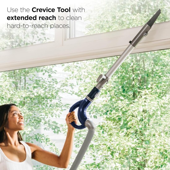 Shark Upright Vacuum, Navigator Lift-Away Deluxe with Large Dust Cup Capacity, HEPA Filter, Swivel Steering, Upholstery Tool & Crevice Tool, Blue, NV360 Shark Upright Vacuum, Navigator Lift-Away Deluxe with Large Dust Cup Capacity, HEPA Filter, Swivel Steering, Upholstery Tool & Crevice Tool, Blue, NV360